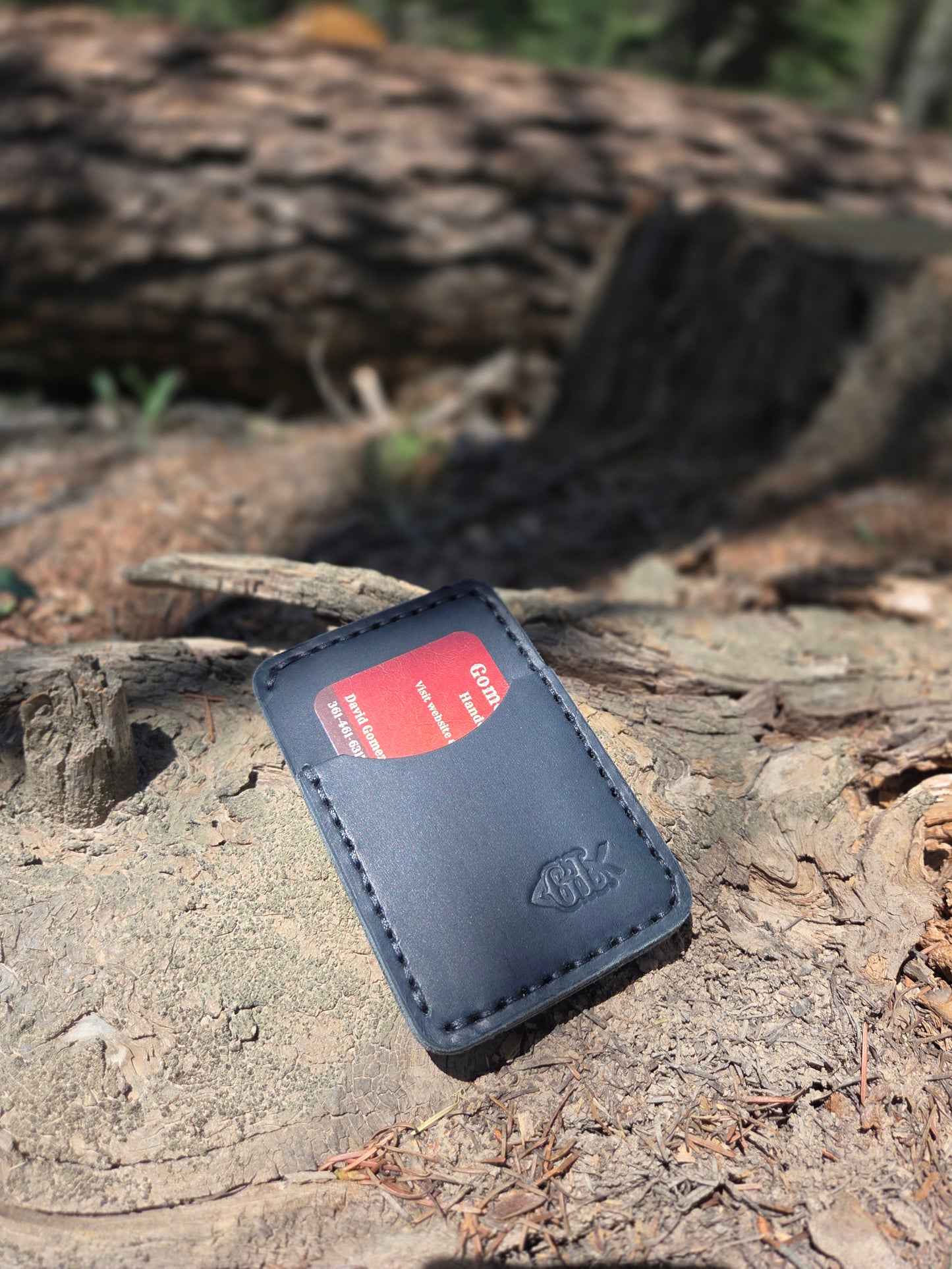 Minimalist 3-Pocket Leather Card Holder Wallet