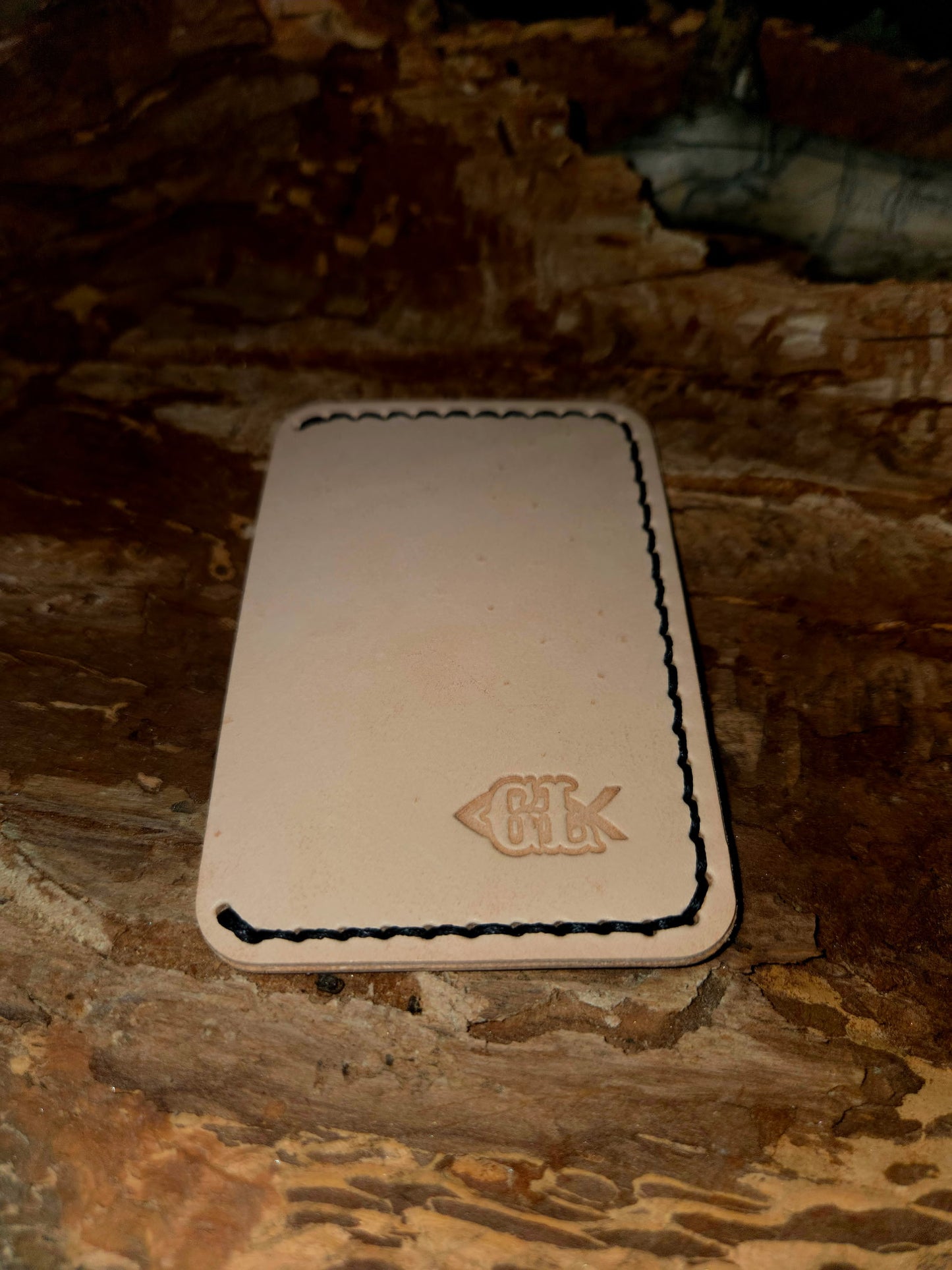 Minimalist 1-Pocket Leather Card Holder Wallet