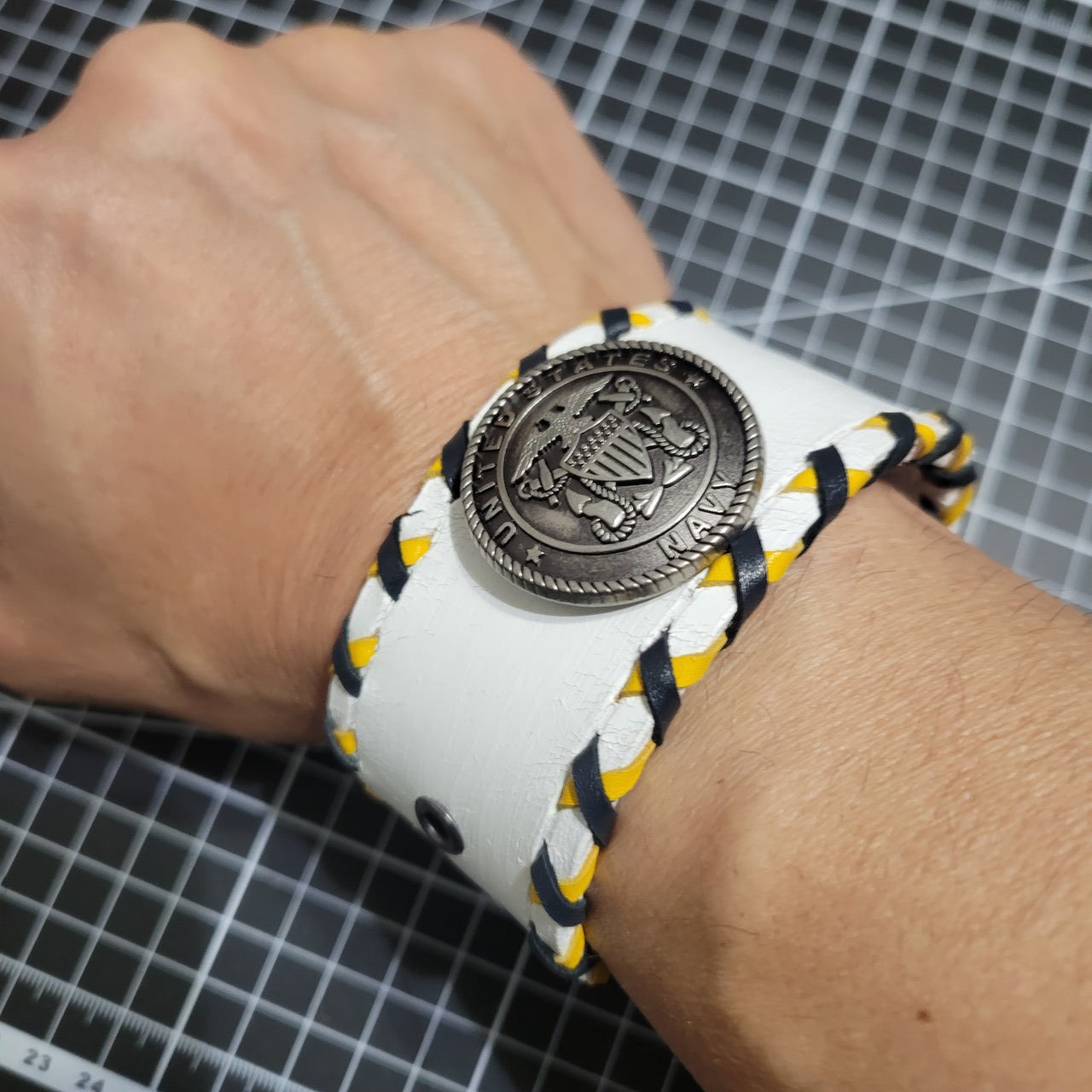 "Honored To Serve" Wrist Cuff