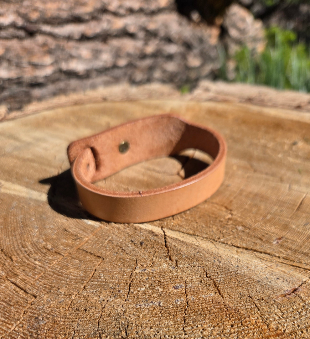 Adjustable Leather Wrist Cuff