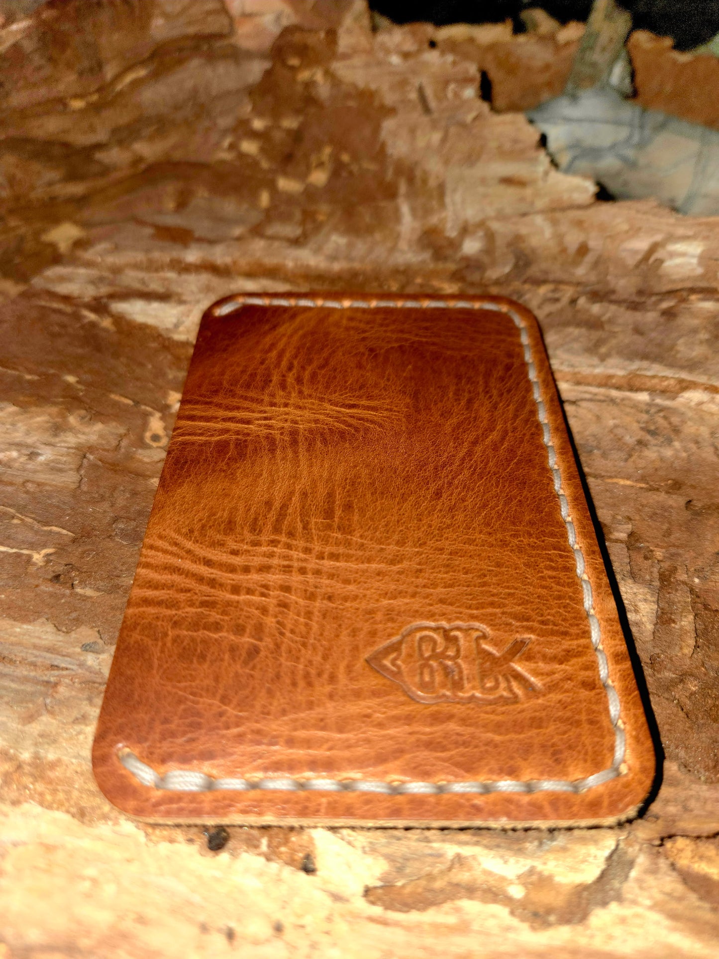 Minimalist 1-Pocket Leather Card Holder Wallet
