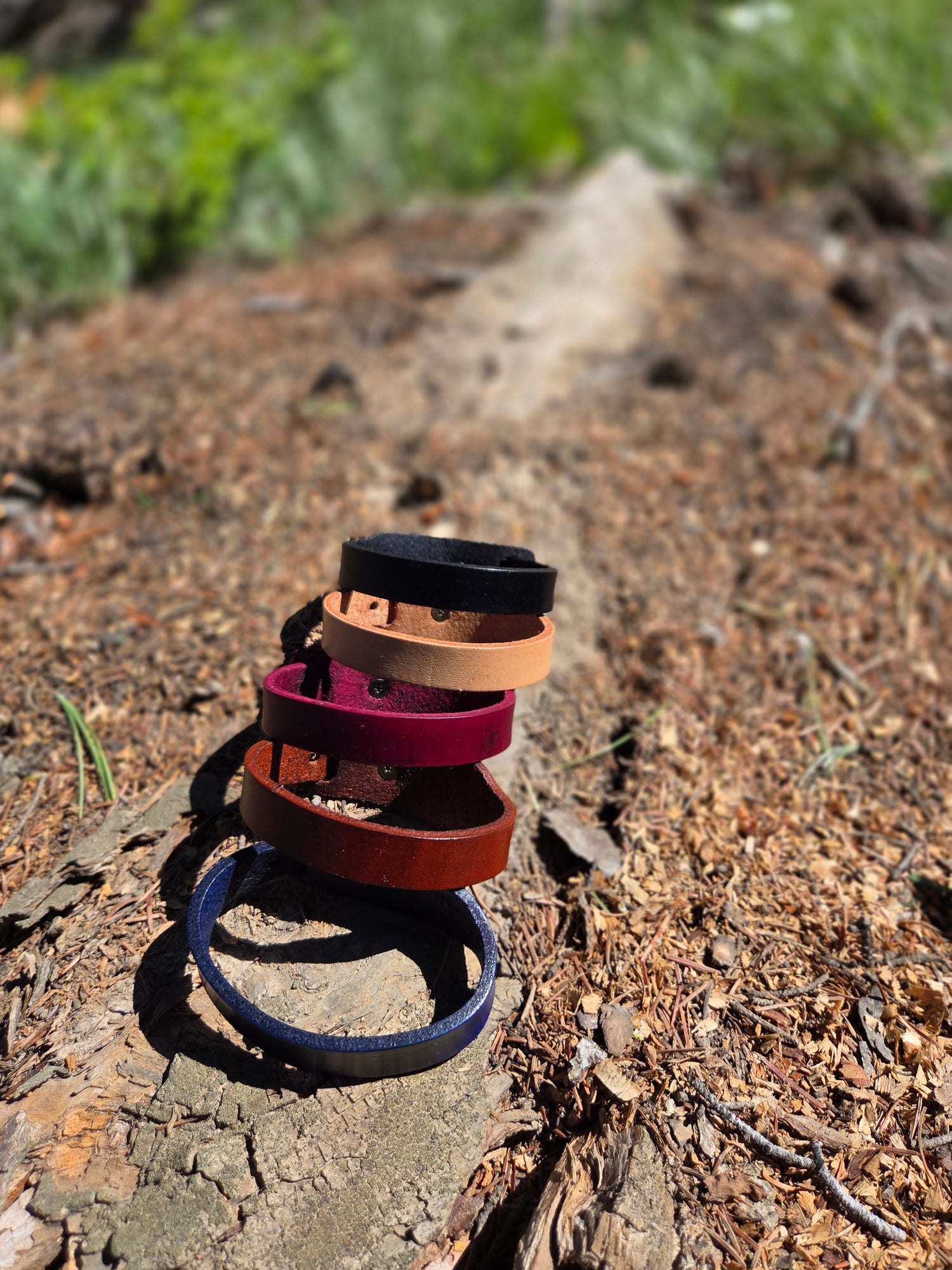 Adjustable Leather Wrist Cuff