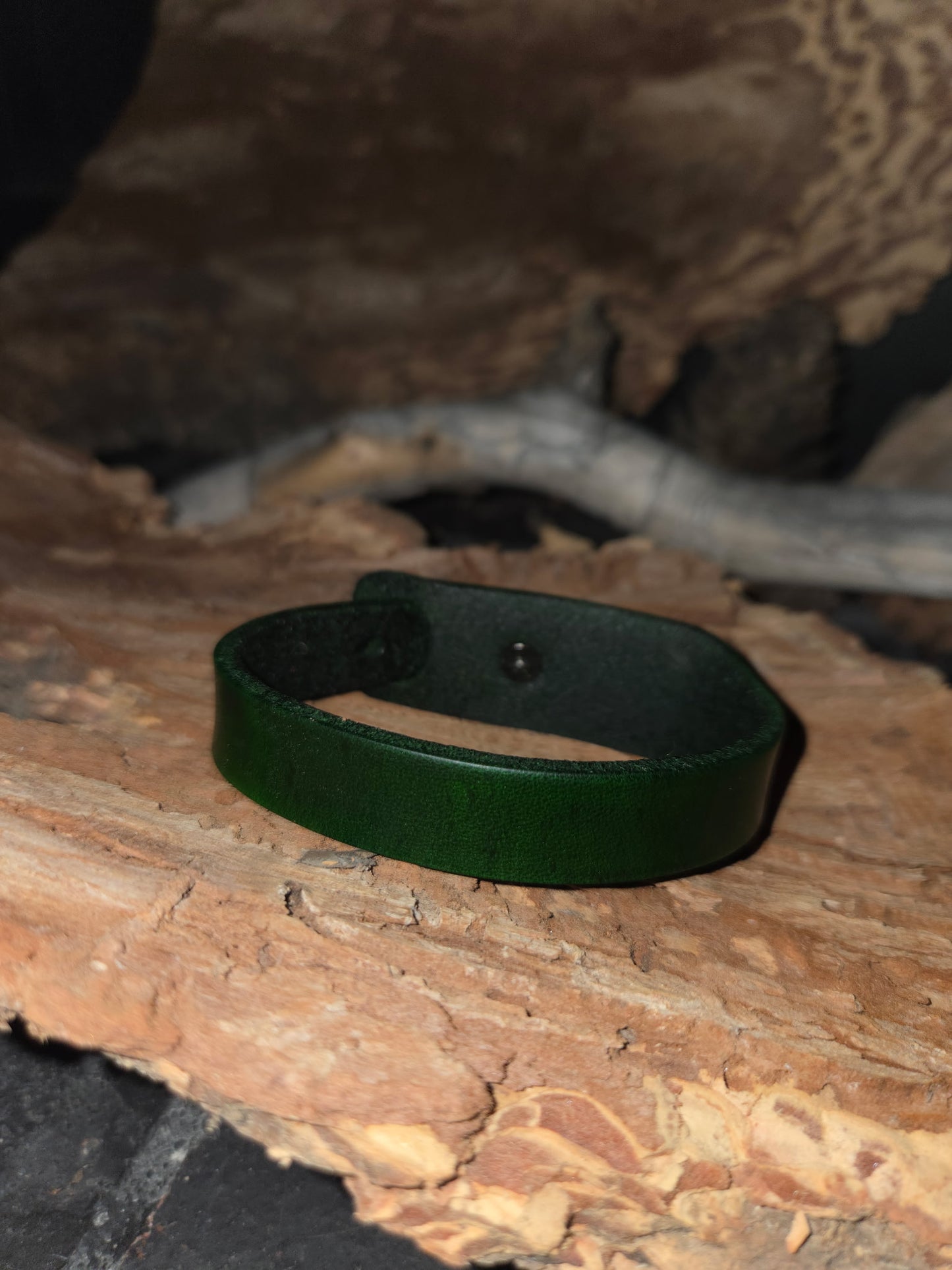 Adjustable Leather Wrist Cuff
