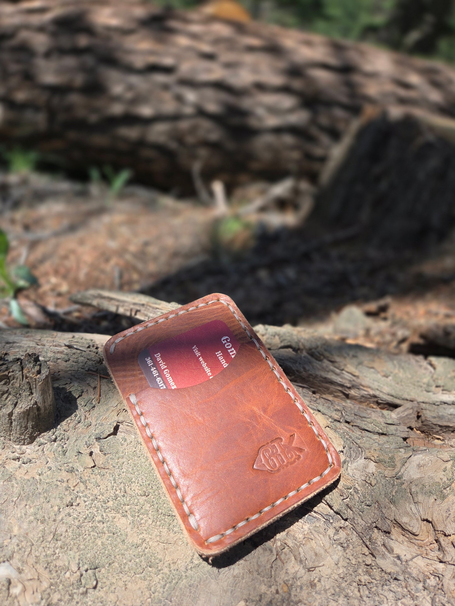 Minimalist 3-Pocket Leather Card Holder Wallet
