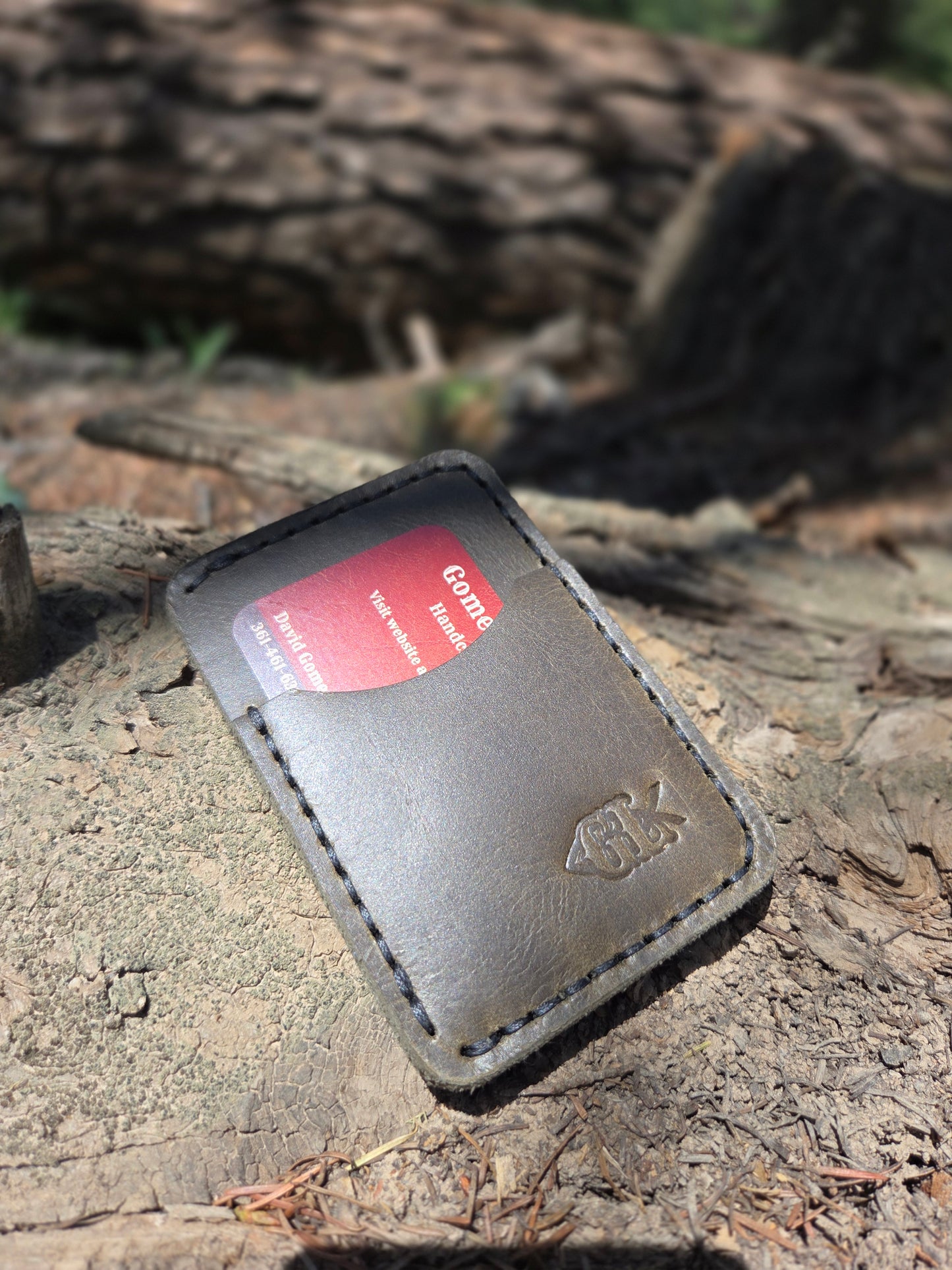 Minimalist 3-Pocket Leather Card Holder Wallet