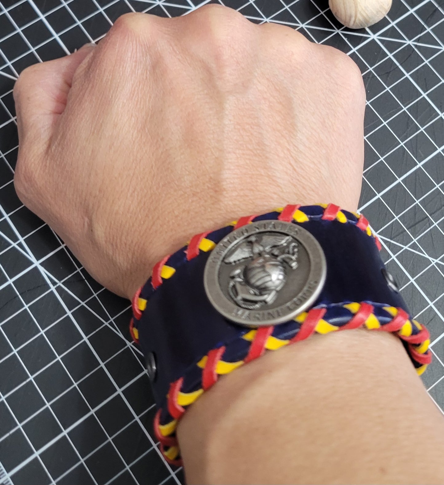 "Honored To Serve" Wrist Cuff