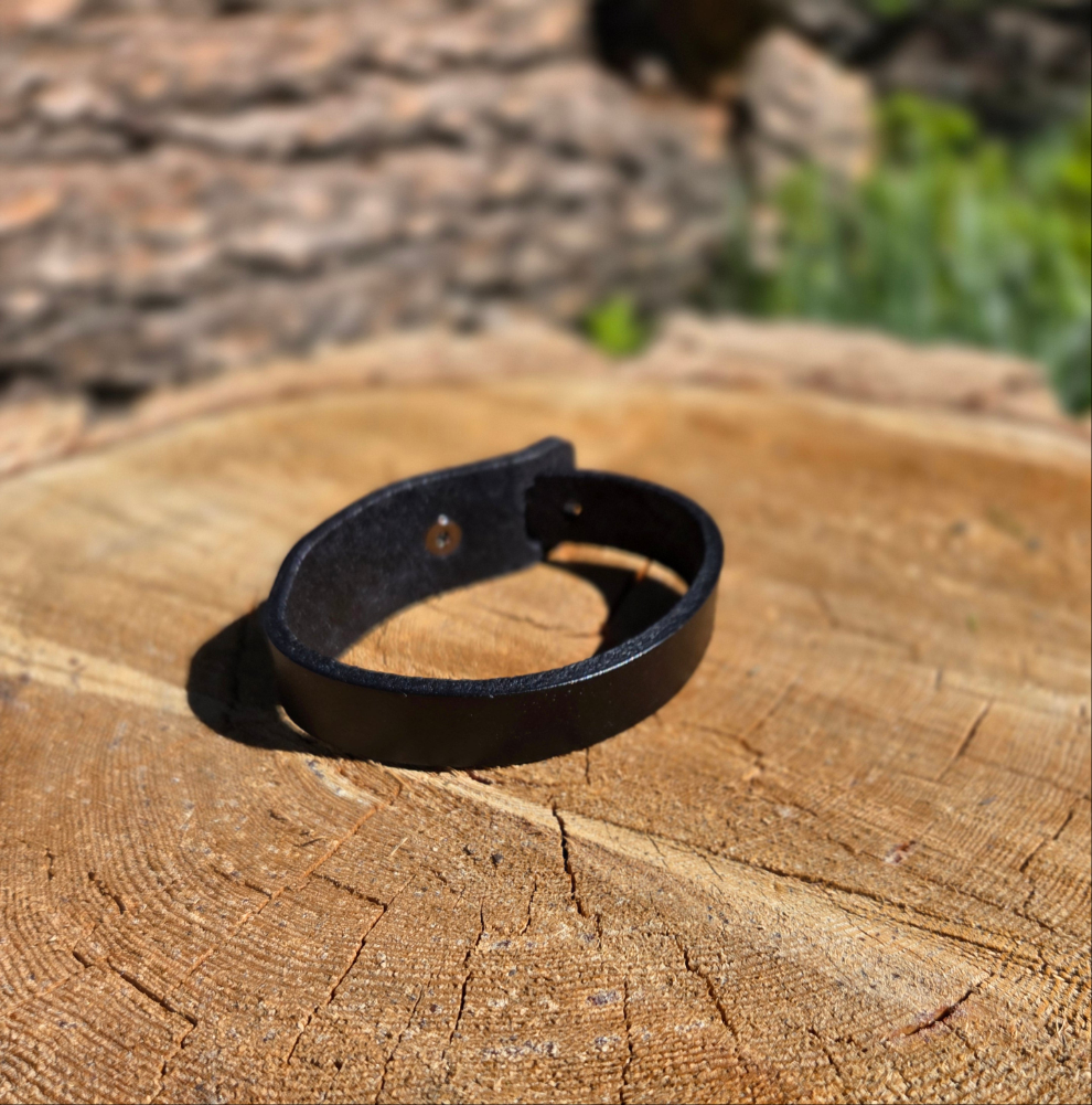 Adjustable Leather Wrist Cuff