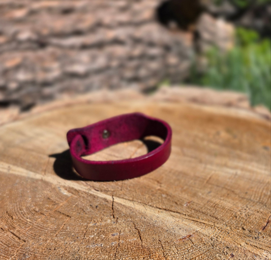 Adjustable Leather Wrist Cuff