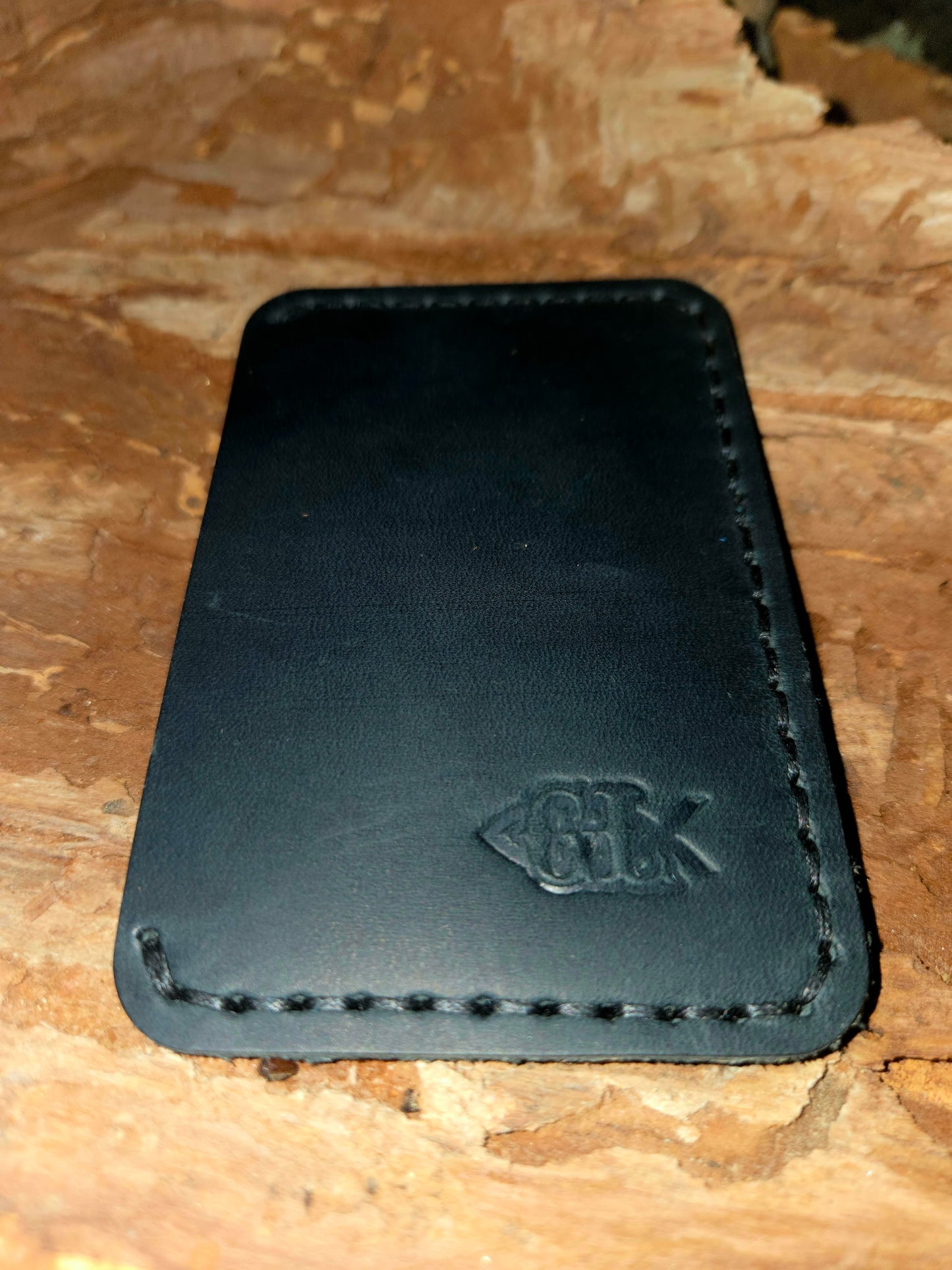 Minimalist 1-Pocket Leather Card Holder Wallet