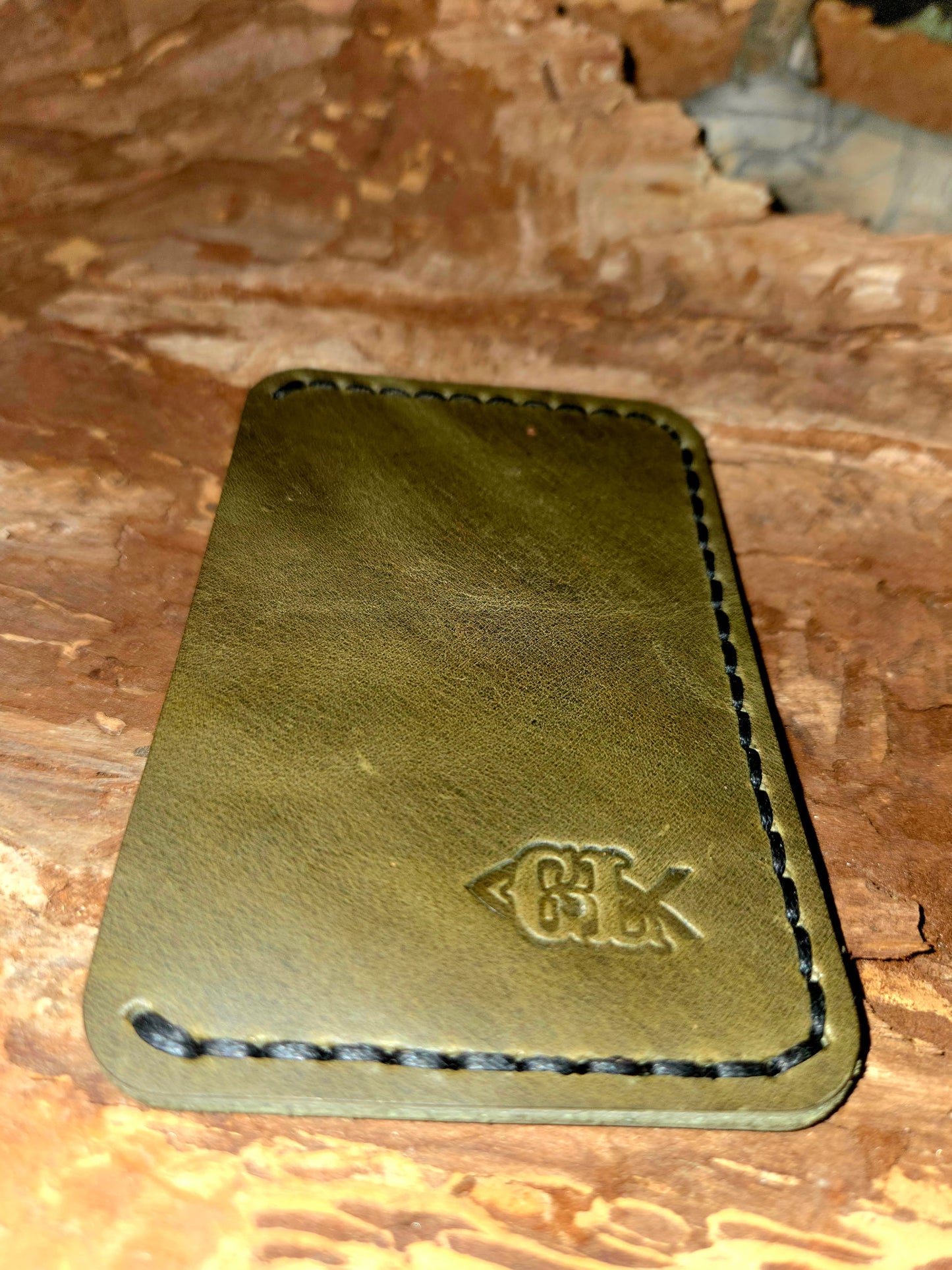 Minimalist 1-Pocket Leather Card Holder Wallet